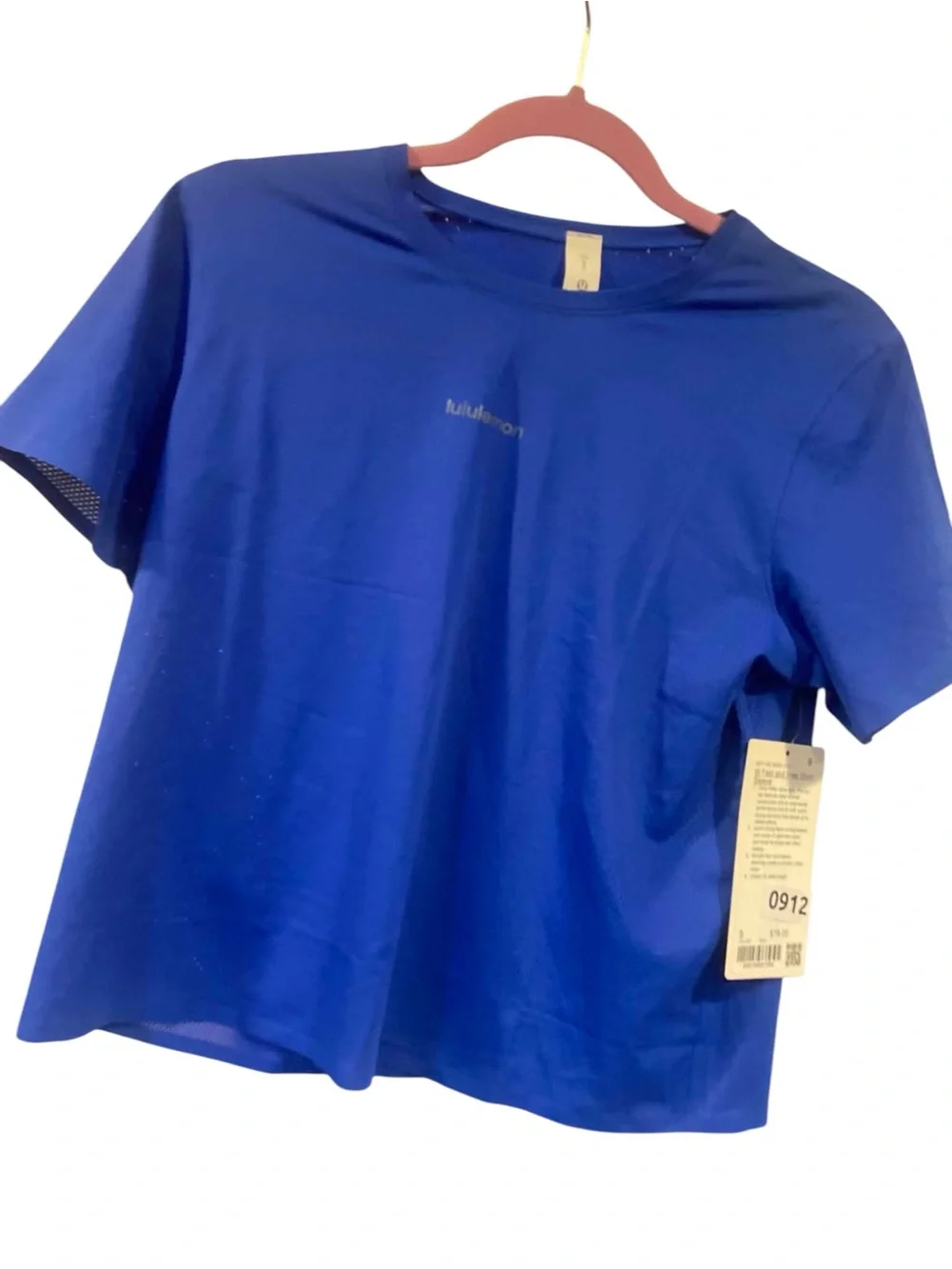 NWT Lululemon Fast and Free Short Sleeve BRILLIANT BLUE Size: S